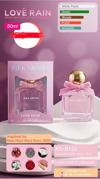 PERFUME LOVE RAIN 50ML C/6PCS