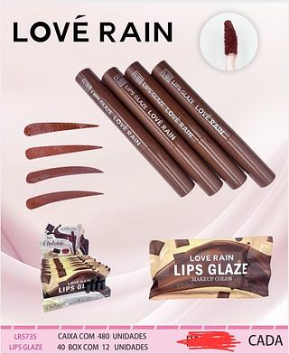 LIPS GLAZE LOVE RAIN C/8PCS