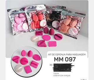 KIT ESPONJA PARA MAQUIAGEM SABRINA SATO C/12PCS