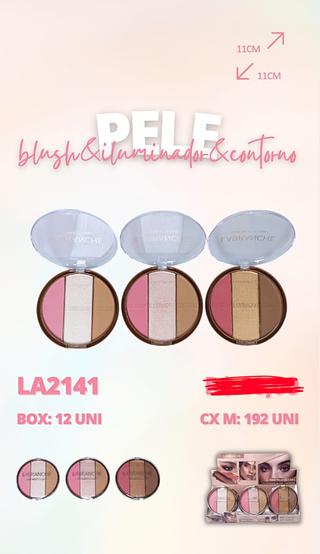 BLUSH ILUMINADOR CONTORNO LABARNCHE C/12PCS