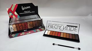 PALETA DE SOMBRAS MEGA NUDE LUISANCE C/12PCS
