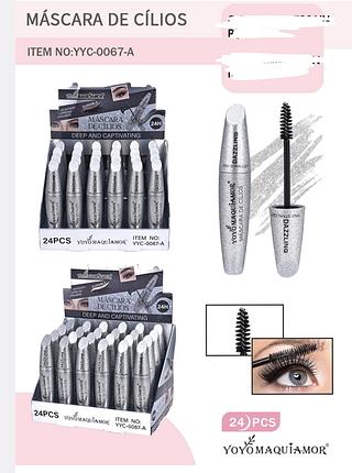 MASCARA DE CILIOS YOYO MAQUIAMOR C/24PCS
