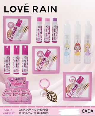 KIT LIP GLOSS LOVE RAIN C/24PCS