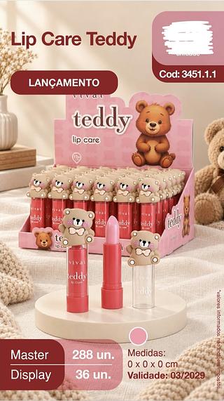 LIP CARE TEDDY VIVAI C/36PCS