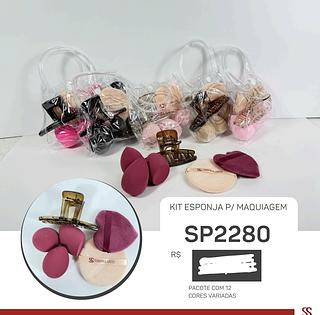 KIT ESPONJA PARA MAQUIAGEM SABRINA SATO C/12PCS