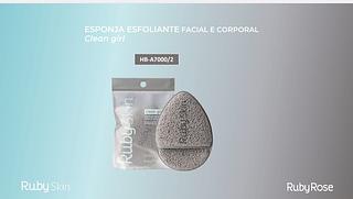 ESPONJA CLEAN PUFF RUBY ROSE C/12PCS