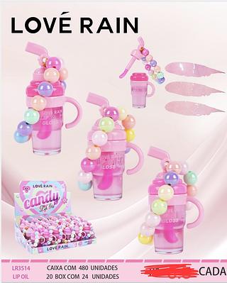 LIP OIL LOVE RAIN C/24PCS