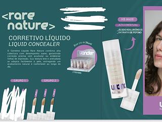 CORRETIVO LIQUIDO RARE NATURE WONDER RUBY ROSE COR RN20,RN25,RN30 C/36PCS
