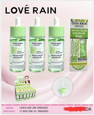 SERUM FACIAL EXTRATO DE KIWI LOVE RAIN C/24PCS