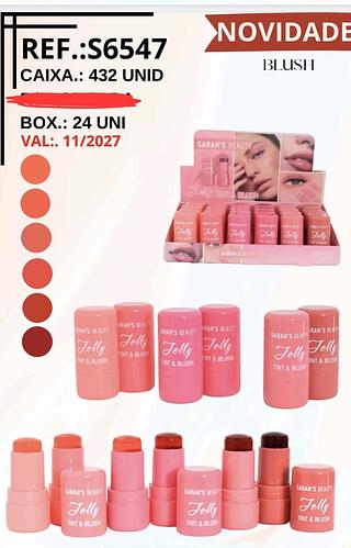 BLUSH JELLY SARAHS BEAUTY C/24PCS