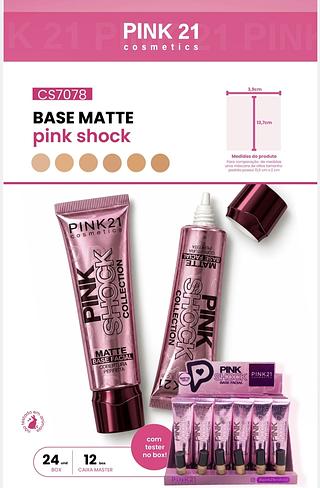 BASE LIQUIDO MATTE PINK 21 C/24PCS