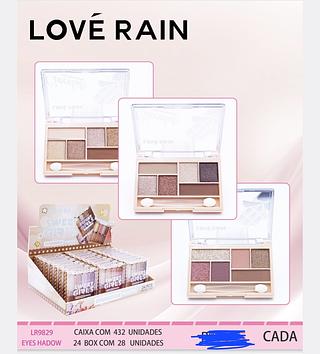 PALETA DE SOMBRA LOVE RAIN C/24PCS