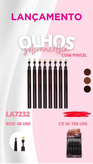 LAPIS DE SOBRANCHELHA COM PINCEL LABRANCHE C/48PCS