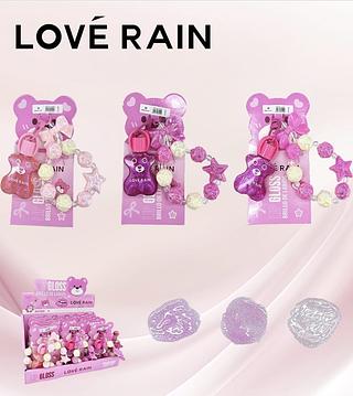 LIP GLOSS LOVE RAIN C/18PCS