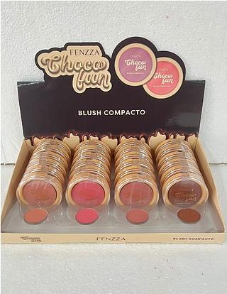 BLUSH COMPACTO CHOCOFUN FENZZQA C/24PCS