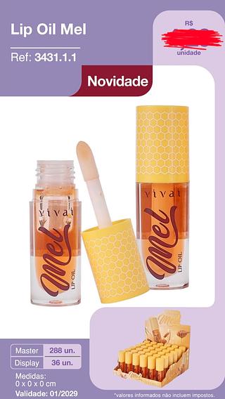 LIP OIL MEL VIVAI C/36PCS