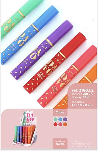 GLOSS MAGICO DVO COLORIDO VIVAI C/36PCS