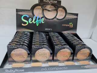 po compacto selfie ruby rose c/36pcs
