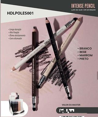 LAPIS DE OLHO COM ESFUMADOR HUDAMOJI C/48PCS