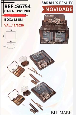 KIT SOBARNCELHA SARAHS BEAUTY C/12PCS