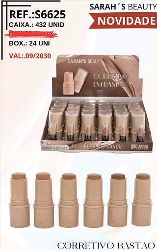 CORRETIVO BASTAO SARAHS BEAUTY C/24PCS