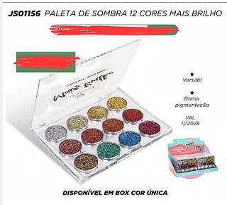 PALETA DE SOMBRA GLITTER JASMYNE C/24PCS