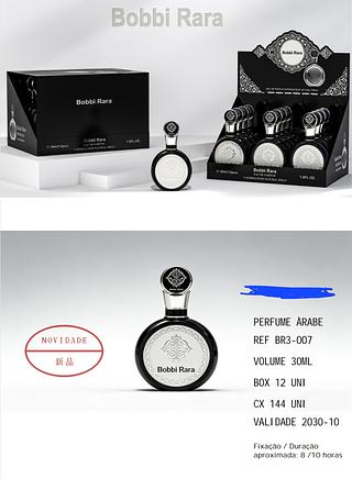 PERFUME BOBBI RARA 30ML C/12PCS