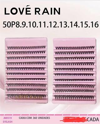 CILIOS TUFILHO 50P LOVE RAIN C/12PCS
