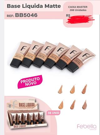 BASE LIQUIDO MATTE FEBELLA C/36PCS