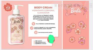 Hidratante Corporal Iluminador Barbie C;12PCS Fenzza