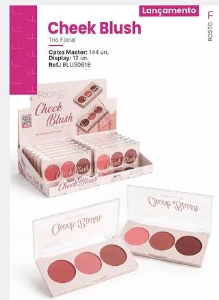 TRIO BLUSH FEBELLA C/12PCS