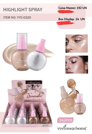 HIGHLIGHT SPRAY YOYO MAQUIAMOR C/24PCS