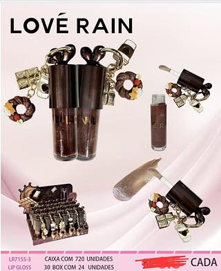 LIP Gloss Chocolate C/24Ppcs LOVE RAIN