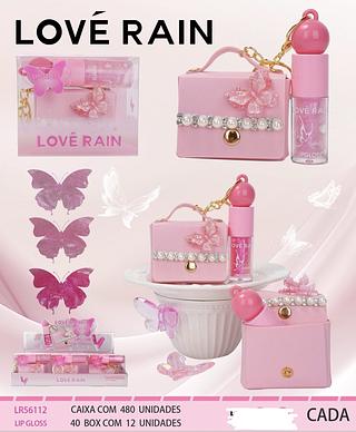 KIT LIP GLOSS LOVE RAIN C/12PCS