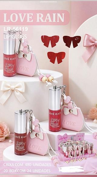LIP GLOSS LOVE RAIN C/24PCS
