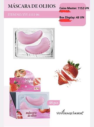 MASCARA DE OLHO MORANGO YOYO MAQUIAMOR C/48PCS