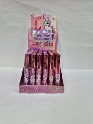 LIP OIL SWEET UNICORNIO C/48PCS