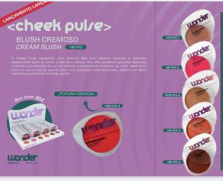 BLUSH LIQUIDO CREMOSO CHEEK PULSE WONDER RUBY ROSE C/36PCS