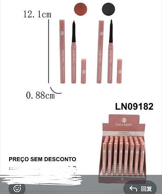 LAPIS PARA OLHOS LUA NEVE C/48PCS