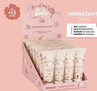 HIDRATANTE FACIAL BARBIE FENZZA C/24PCS