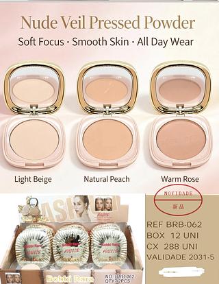 PO COMPACTO BOBBI RARA C/12PCS