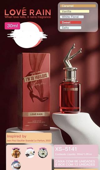 PERFUME LOVE RAIN C30ML C/12PCS