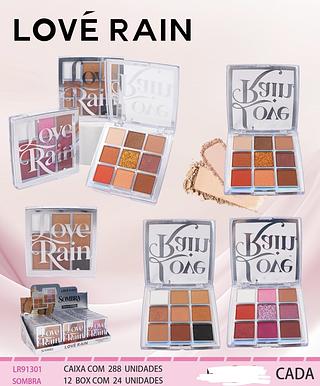 PALETA DE SOMBRAS LOVE RAIN C/24PCS