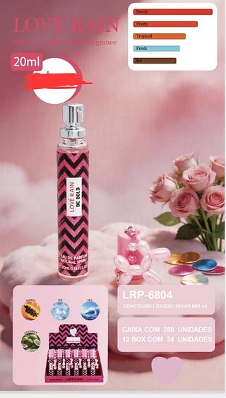 PERFUME 20ML LOVE RAIN C/24PCS