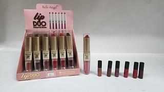 LIP DUO BATOM E GLOSS BELLE ANGEL C/24PCS