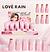 BLUSH EM BASTAO LOVE RAIN C/24PCS