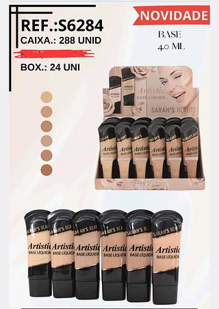 BASE LIQUIDO SARAHS BEAUTY C/24PCS