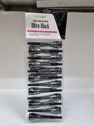 delineador ultra black viavi c/24pcs