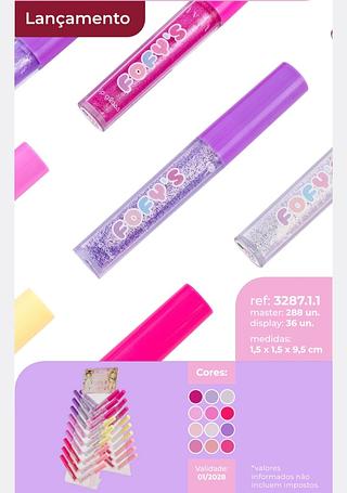 LIP GLOSS FOFYS VIVAI CATERLA C/36PCS