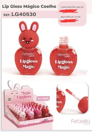 LIP GLOSS MAGICO COELHO FEBELLA C/24PCS